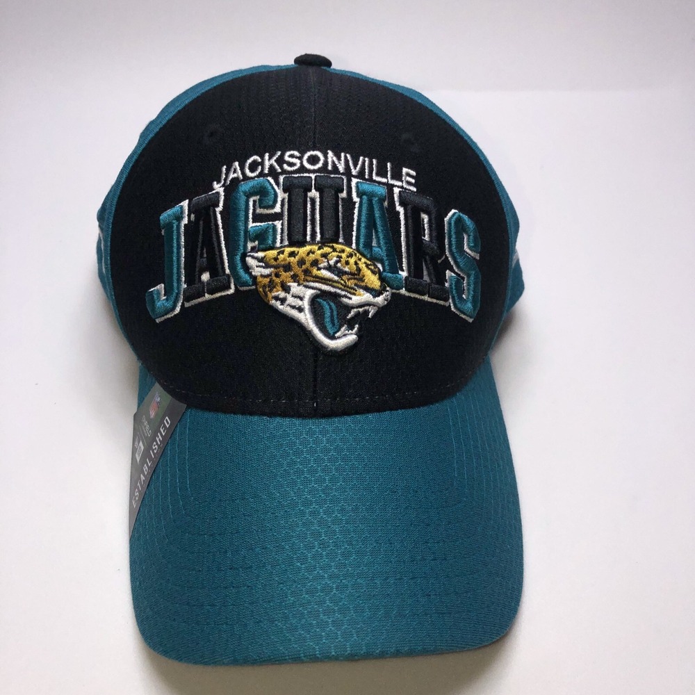 Jacksonville Jaguars New Era Hat Cap 1995 Rare NFL 100 Embroidered‎ Fitted Md/Lg